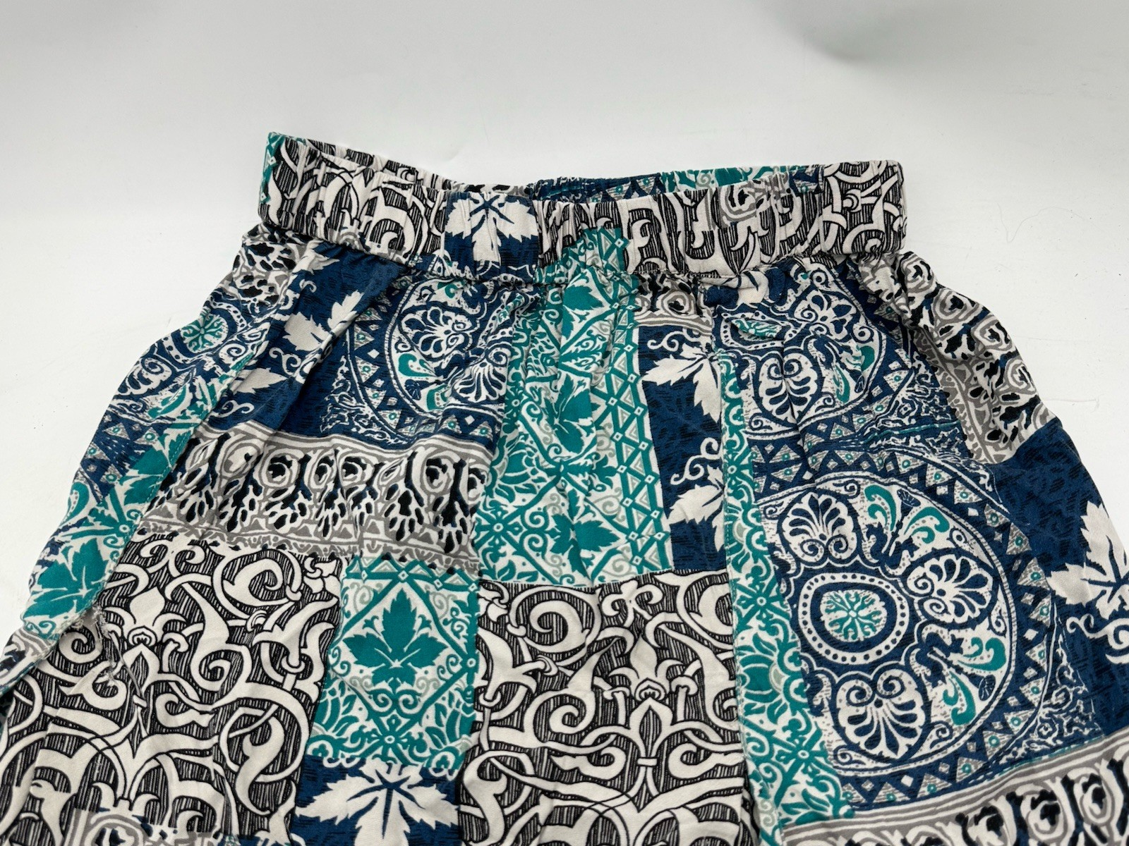 Earthbound Trading Co Patchwork Long Boho Skirt S… - image 2