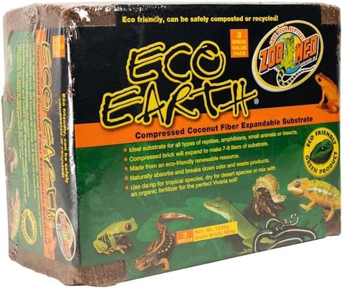 Zoo Med Eco Earth - Natural Substrate in Coconut Fiber for terrariums and repti - Picture 2 of 2