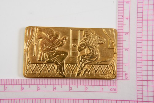 N91U28- Gold 996 Relief mit Zertifikat - Bild 7 von 12