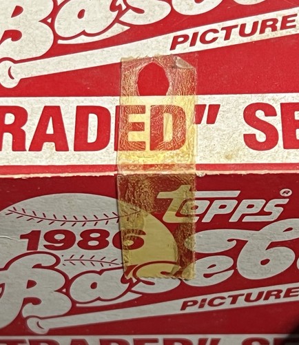 1986 Topps Traded Sealed 132 Card Set - Tape intact - Bonds & Bo Jackson Rookies - Bild 2 von 5