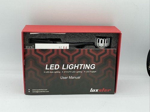 Luxster Punisher 9012/HIR2 LED Light Bulbs 140W 40000LM 6000K White IP68 Pair - Picture 4 of 5