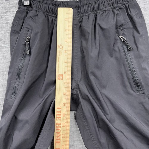 REI Co-op Pants Kid's Size Small (8) Black Windbreaker Ankle Zippers Hook & Loop - Picture 10 of 17