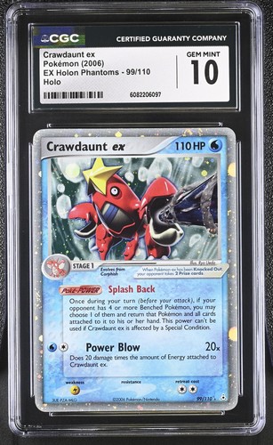 Crawdaunt ex graded CGC 10 for sale on eBay