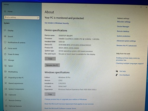 ASUS P8P67 LGA 1155 ATX Intel Motherboard + I5 2500K 3.30GHz GPU + 8GB DDR3 RAM - Photo 13/14