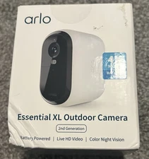 Arlo Essential XL Outdoor HD Camera 2nd Gen 4X Battery Life VMC2052-1WMNAS - NEW