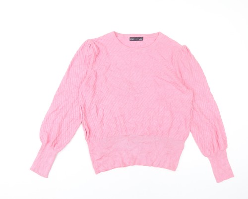 Marks and Spencer Pullover Pulli Strick Damen Rosa Größe 16