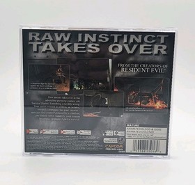 Dino Crisis (Sega Dreamcast, 2000) CIB Complete W/ Manual [Clean]