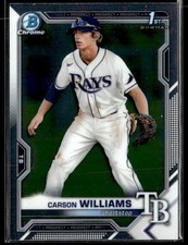 L15,374 - 2021 Bowman Chrome Draft #BDC180 Carson Williams
