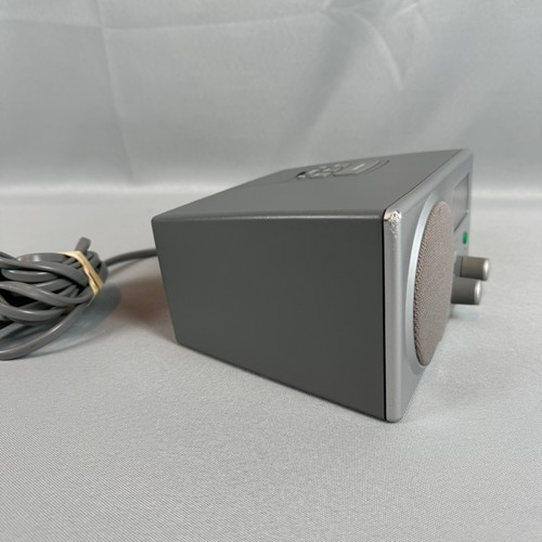 Boston Acoustics Recepter Radio AM FM Dual Alarm Clock Gray Works Tested - Picture 8 of 12