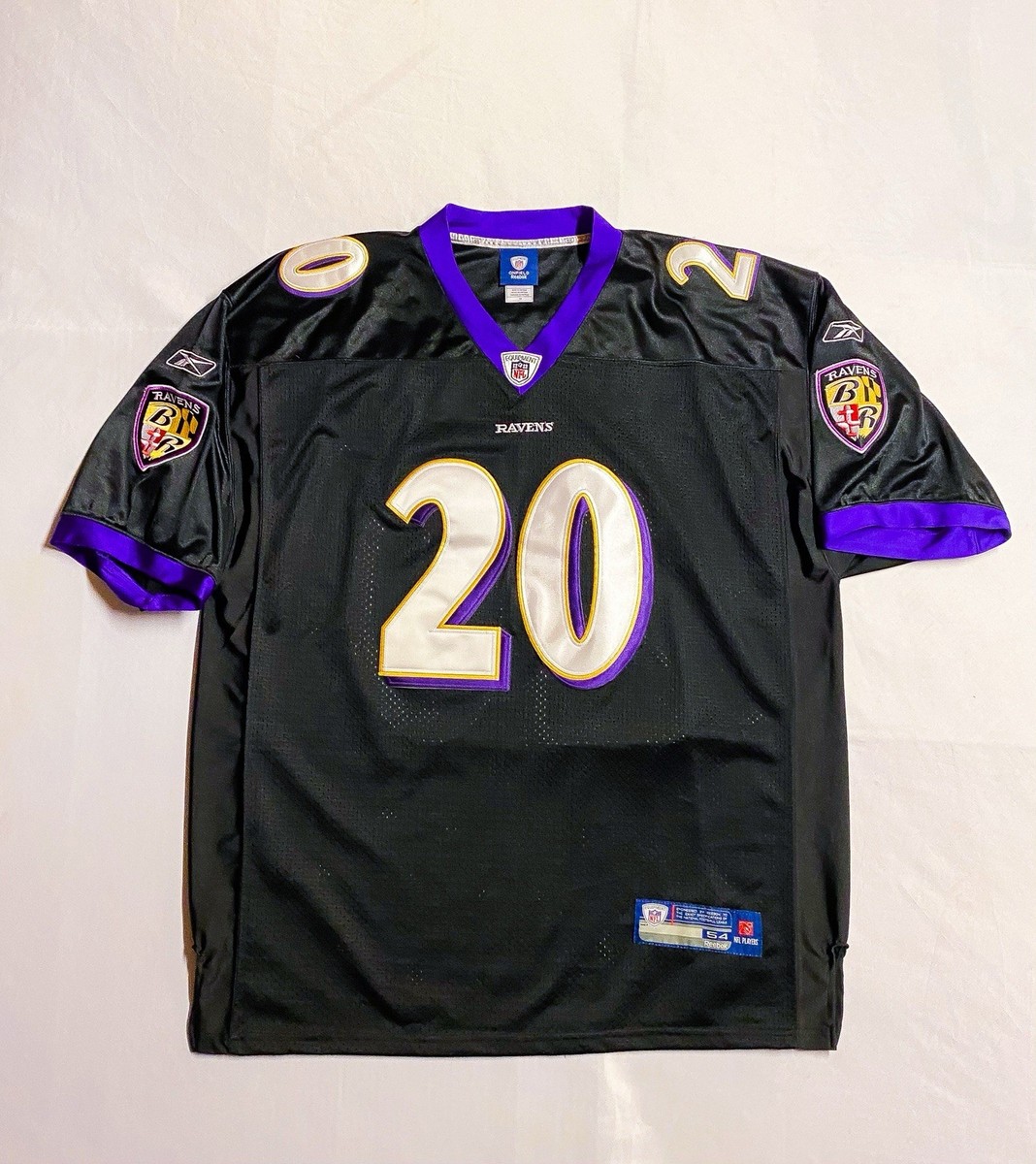 NFL RAVENS NGATA モデル リーボック ユニフォーム 公式 54 size 52】NFL RAVENS レイブンズ RICE 27 ユニフォーム