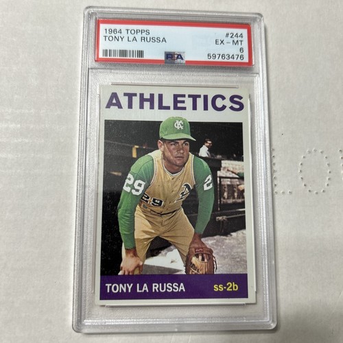 1964 Topps #244 Tony LaRussa PSA 6 Kansas City Athletics Rookie RC
