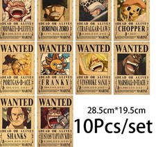 One Piece Poster WANTED gemälde Wanddekorati...
