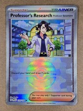 Professor's Research Sycamore Prismatic Evolutions 125/131 Poke Ball Foil Card