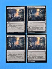 4x Mudflat Village Bloomburrow 2024 BLB Mtg Magic Gathering Card Land Mana 257