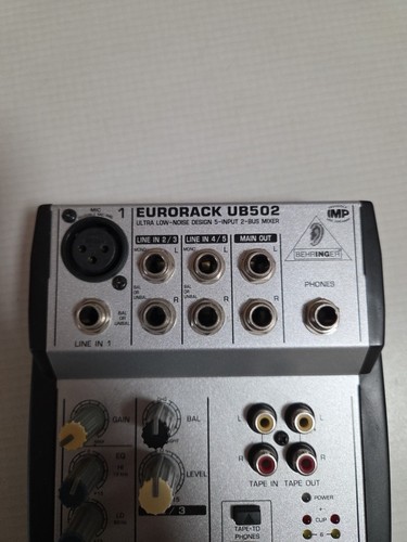 Behringer Eurorack UB502 Ultra Low Noise Design 5 Input Mixer No Power Supply - Picture 3 of 8