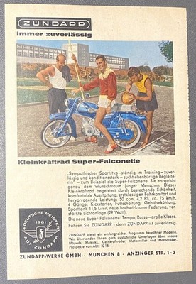 Zündapp Falconette advertisement approx. DIN A5 1962 (0606173)