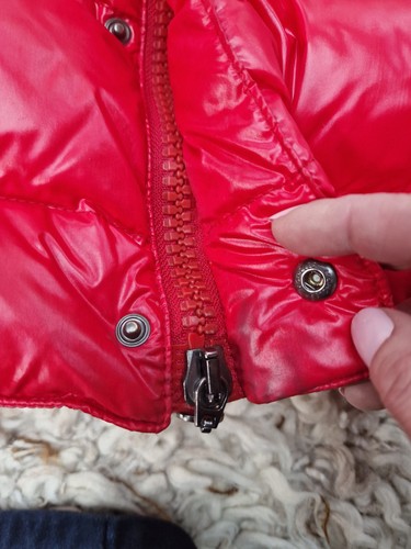 Genuine Moncler Tib Red Gilet Bodywarmer Waistcoat Men's Size 1 Grab A Bargain!! - Picture 19 of 22