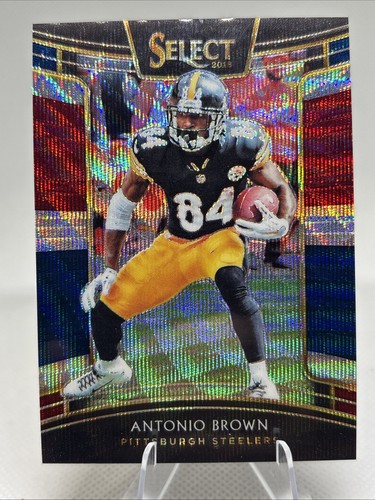 2018 Panini Select - Concourse Antonio Brown #10 Tri-Color Prizm /199
