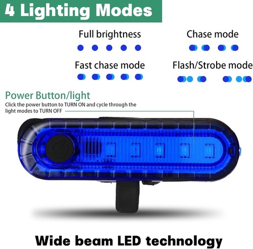 Treela 8 Pcs Kayak Navigation Lights Battery Boat Red, Green, White, Blue  - Imagen 3 de 7