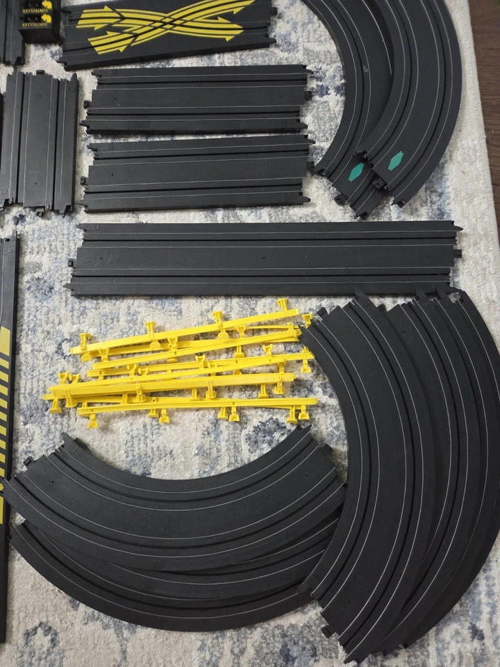 NASCAR Tech Race Challenge Hot Wheels TYCO NO CARS Juego de carreras incompleto COMO ESTÁ Foto 2 de 4