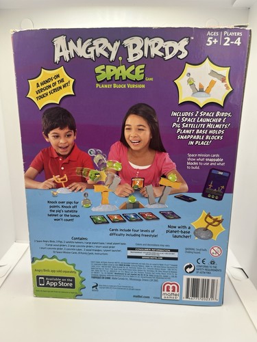 Mattel Angry Birds Space Game Planet Block Versión 2012 Juego Completo - Imagen 3 de 11