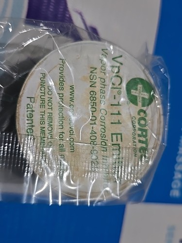 Cortec VpCI-111 Emitter Vapor Phase Corrosion inhibit (Pack Of 10 Pieces) , New - Picture 4 of 9