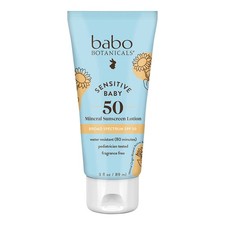 Babo Botanicals Sensitive Baby Mineral Sunscreen Lotion SPF 50