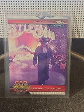 WWE Topps 2019 Road to Wrestlemania UNDERTAKER DEFEATS JOHN CENA #37 NM