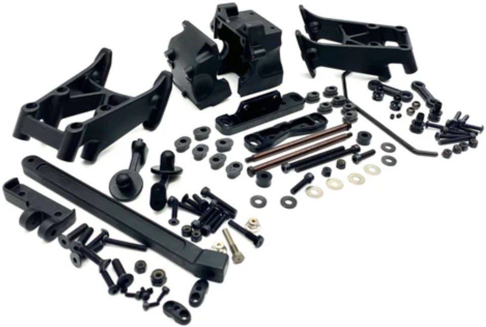 Hot Bodies E8T D8T Evo3 Truggy suspensão traseira anteparo asa oscilante corpo dobradiça - Imagem 4 de 4