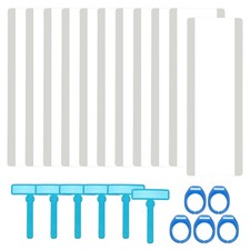 22 Pcs Dyslexia Tools, Colored Overlay Reading Tracker, Transparent/Blue