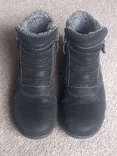Relife Pavers R-Tex Ladies Water Resistant Black Ankle Boots Size 5 STD