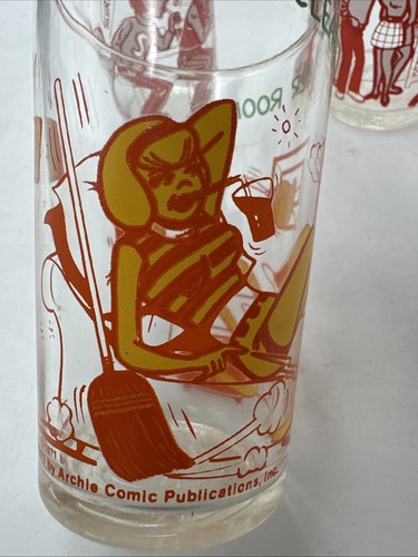 Lot of 3 Vintage 1970s Welch’s Jelly Jars Glasses Archie Comics Jughead VGUC - Picture 18 of 23