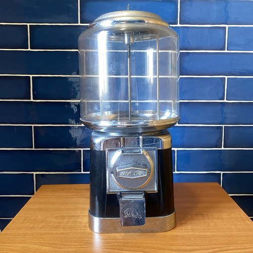 Original Biber Kaugummiautomat - 20p Münzautomat mit Schlüssel, Vintage