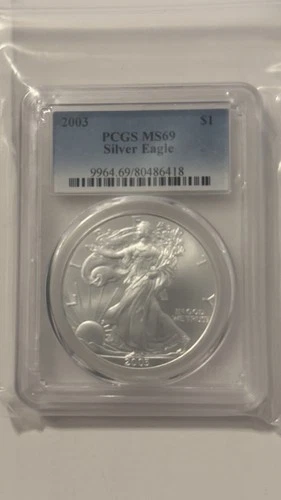 2003 American Silver Eagle PCGS MS-69