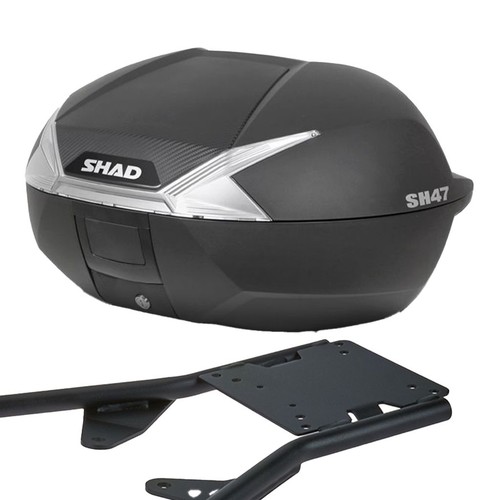 Topcase inklusive Gepäckträger Komplettset Shad 47 Yamaha MT-07 ABS RM17 17-20