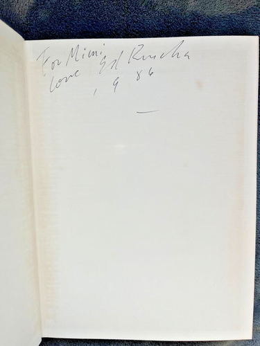Ed Edward Ruscha - Signed Presentation Copy Mimi Kilgore - 4x6: Zeichnungen 1986 - Picture 2 of 7