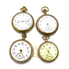 Antique Elgin 7-17j 12-16s Open Face White Dial Pocket Watch Lot of 4 #WB4495-1