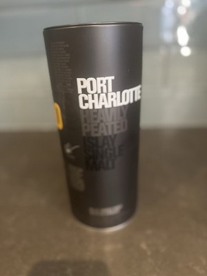 BRUICHLADDICH Collectors Tin Port Charlotte Heavily Peated Islay Single Malt