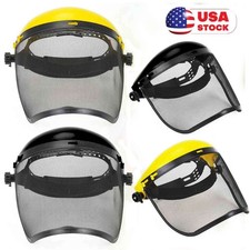 Masque de Sécurité Jardin Visière Maille Protection Visage Coupe Herbe Maille Visière