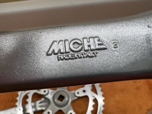 Miche Monolithic Bicycle Crankset Double chainring 52-39 - Picture 7 of 11