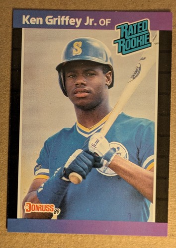 1989 Donruss Ken Griffey Jr Rated Rookie Card #33