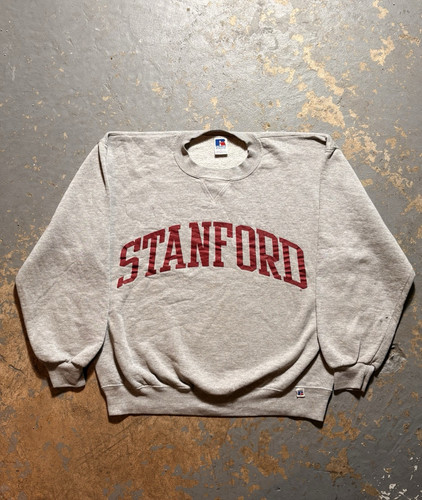 Vintage Russell Athletic Sweatshirt Made In The USA Stanford Size Medium 90s - Picture 2 of 8