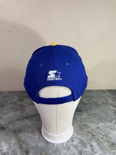 Vintage 90s Starter Buffalo Sabres Tailsweep Script NHL Snapback Hat Cap OSFA - Picture 4 of 8