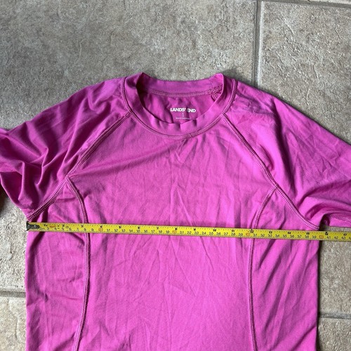 Pink Lands' End long sleeve shirt 14 L girls - Picture 4 of 5