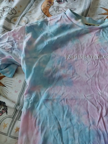 5-6 Years Boys Outfit T-shirt Shorts Pink Blue Tie Dye Summer - Picture 2 of 6