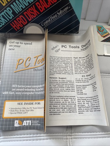 Vintage PC Tools Deluxe Central Point Software IBM -5.5- 5.25" Floppy Disk 3.5 - Picture 3 of 9