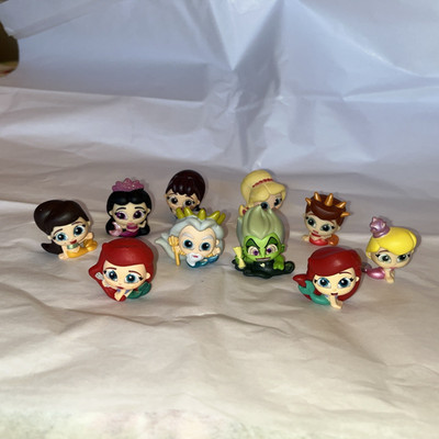 Doorables Target Exclusive Little Mermaid Ariel Sisters Set of 10 Lot