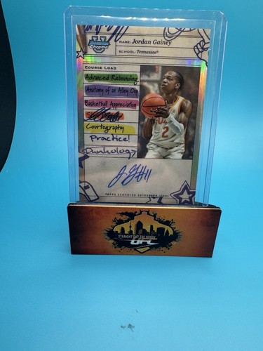 2024-25 Bowman Chrome U JORDAN GAINEY Course Load ON CARD AUTO