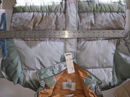 NWT BDG Urban Outfitters Puffer Jacket Mens Large Hooded Green MSRP $150 - Picture 20 of 21