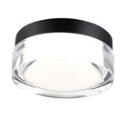 Flush Mount Ceiling Light Fixture Crystal Sytle, 3CCT LED Ceiling 6 inch